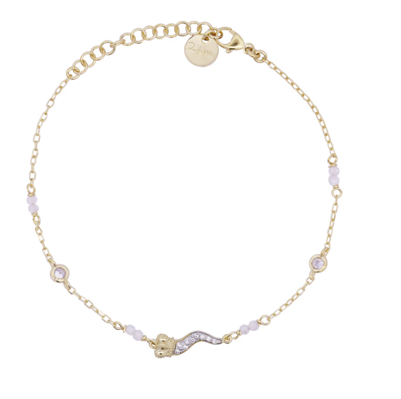 Bracelet Rue des Mille Stardust Double in Silver Cubic Zirconia BRZ-018 M1 COR AU - BRZ-018 M1 COR AU